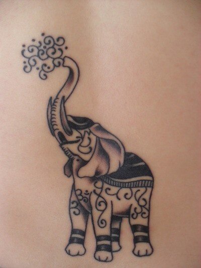 beautiful tattoos elephants
